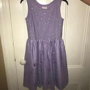 Purple Little girls dress